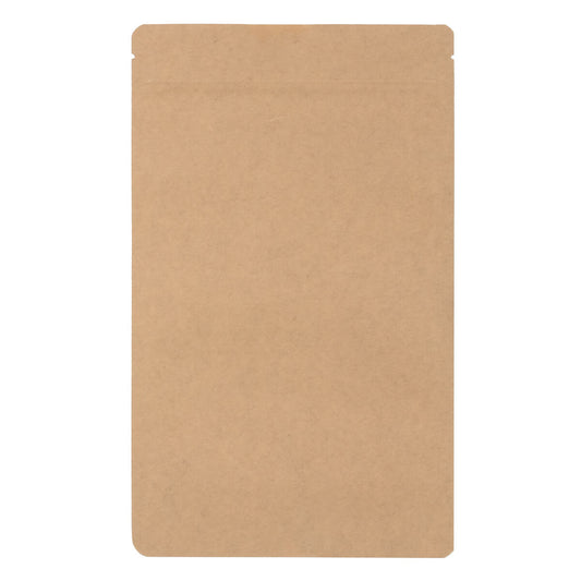 100x Standbodenbeutel Braun 16x27cm