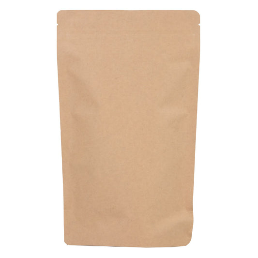 100x Standbodenbeutel Braun 16x27cm